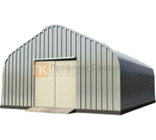 Сборно разборный ангар модель A 7.6x3.5, 2.4x2.4, 6.0