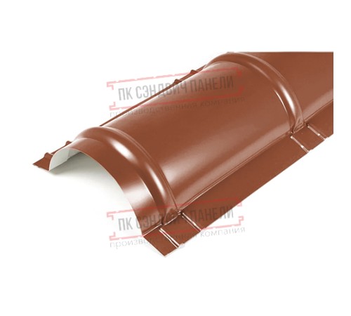 Планка конька круглого R110х2000 Norman ПЭ-8004-0.5