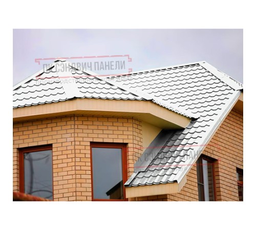 Планка примыкания верхняя 250х147х2000 ПЭ-9003-0.45