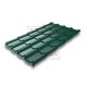 Металлочерепица Камея RAL6005 Velur-0.5