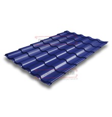 Металлочерепица Кредо RAL5002 Полиэстер-0,45