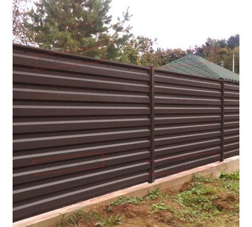 Профилированный лист МП35-1035 Viking RAL-8017-0.45