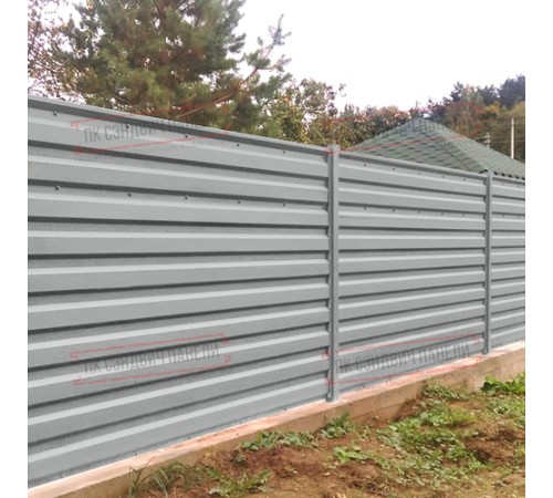 Профилированный лист МП35-1035 Norman RAL-9006-0.5