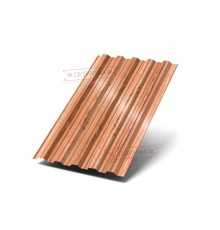 Профилированный лист НС35-1000 ECOSTEEL_T-Кедр-0.5