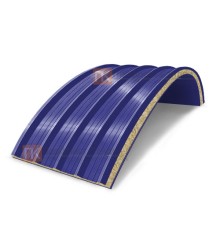 Сэндвич-панели арочные с минеральной ватой, ширина 1000 мм, толщина 60 мм, 0.5/0.5, RAL5002