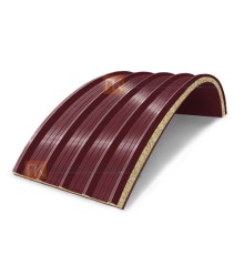 Сэндвич-панели арочные с минеральной ватой, ширина 1200 мм, толщина 120 мм, 0.5/0.5, RAL3005