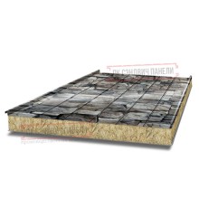 Цена на сэндвич панели с шириной 1200 мм, под камень