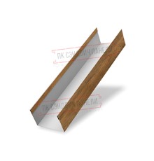 Крышка 45х20 жалюзи Texas 0,45 Print-double Elite Antique Wood
